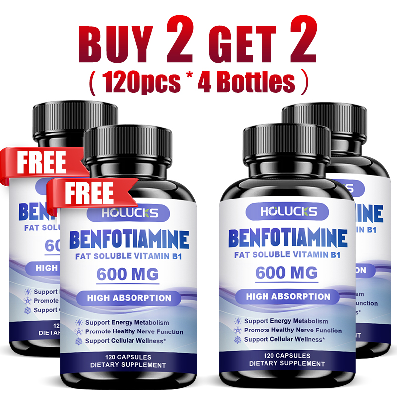 Health Wellness & Nutrition Center Llc - Benfotiamine Capsules, with Fat-Soluble Vitamin B1,