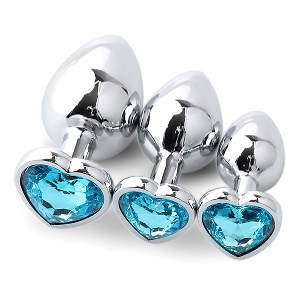 Health Wellness & Nutrition Center Llc - 3PCS Metal Anal Plugs for Couples
