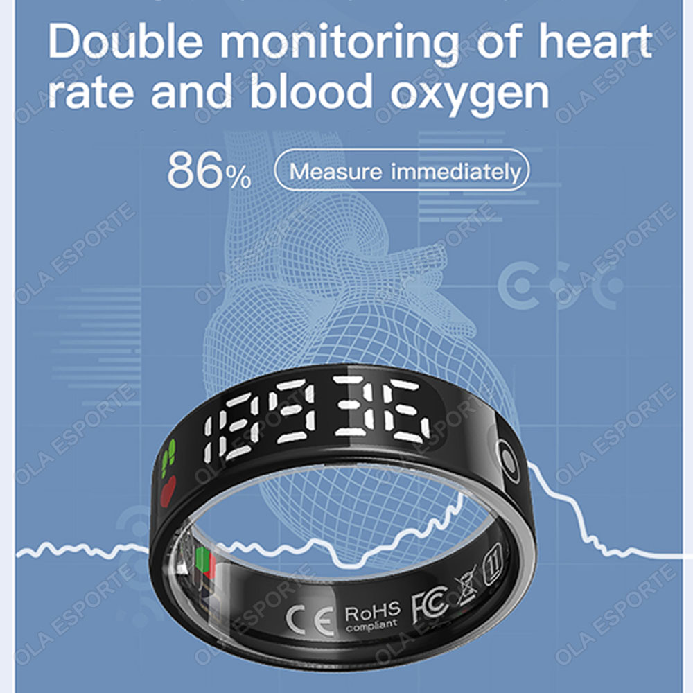 SR08 Smart Ring with Charging  - Blood Oxygen Monitor ulasan dan harga