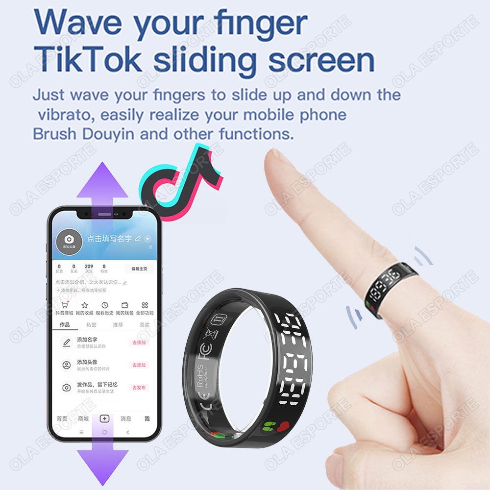 SR08 Smart Ring with Charging  - Blood Oxygen Monitor ulasan dan harga