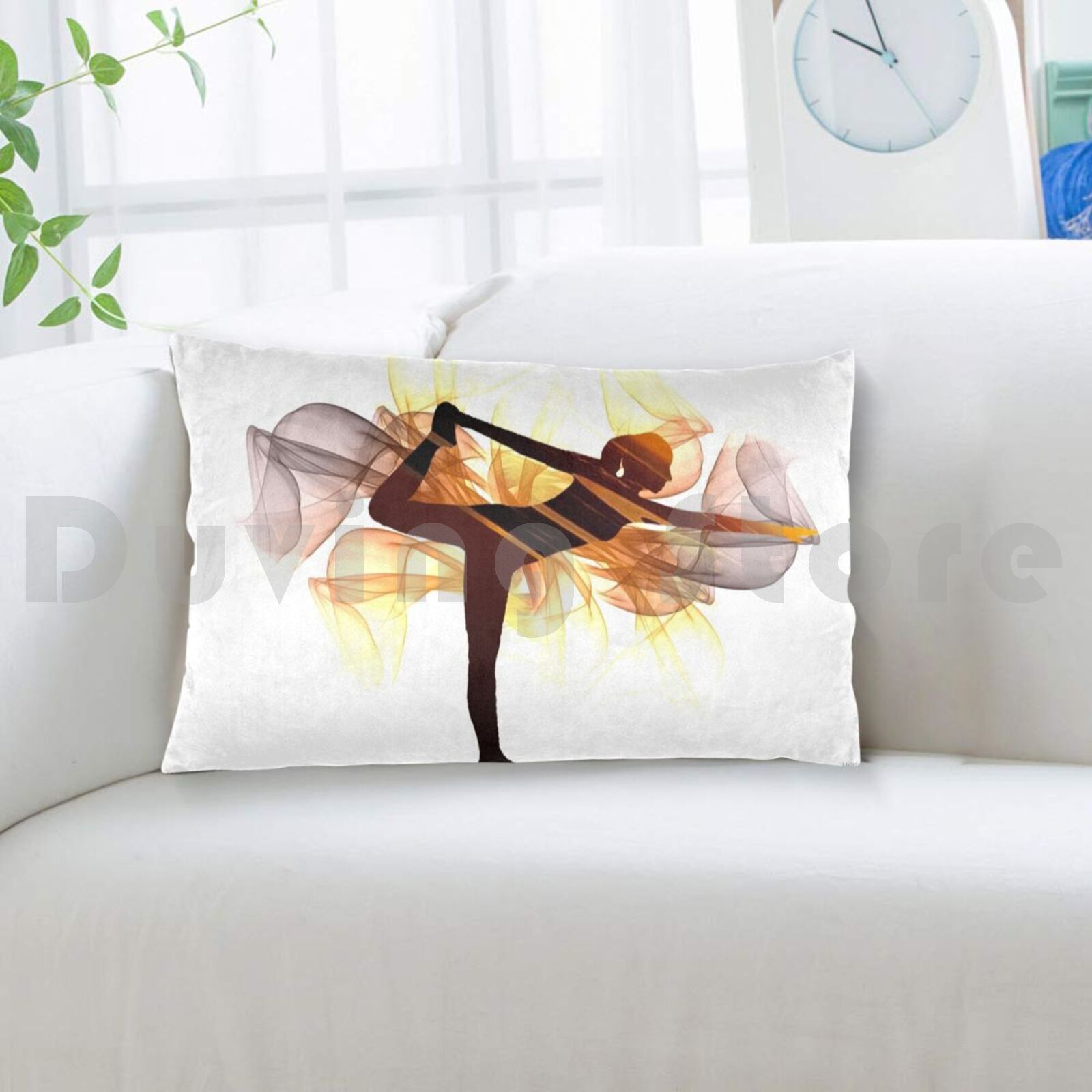 Yoga Poses Pillow Case Printed - Health Wellness Yoga ulasan dan harga