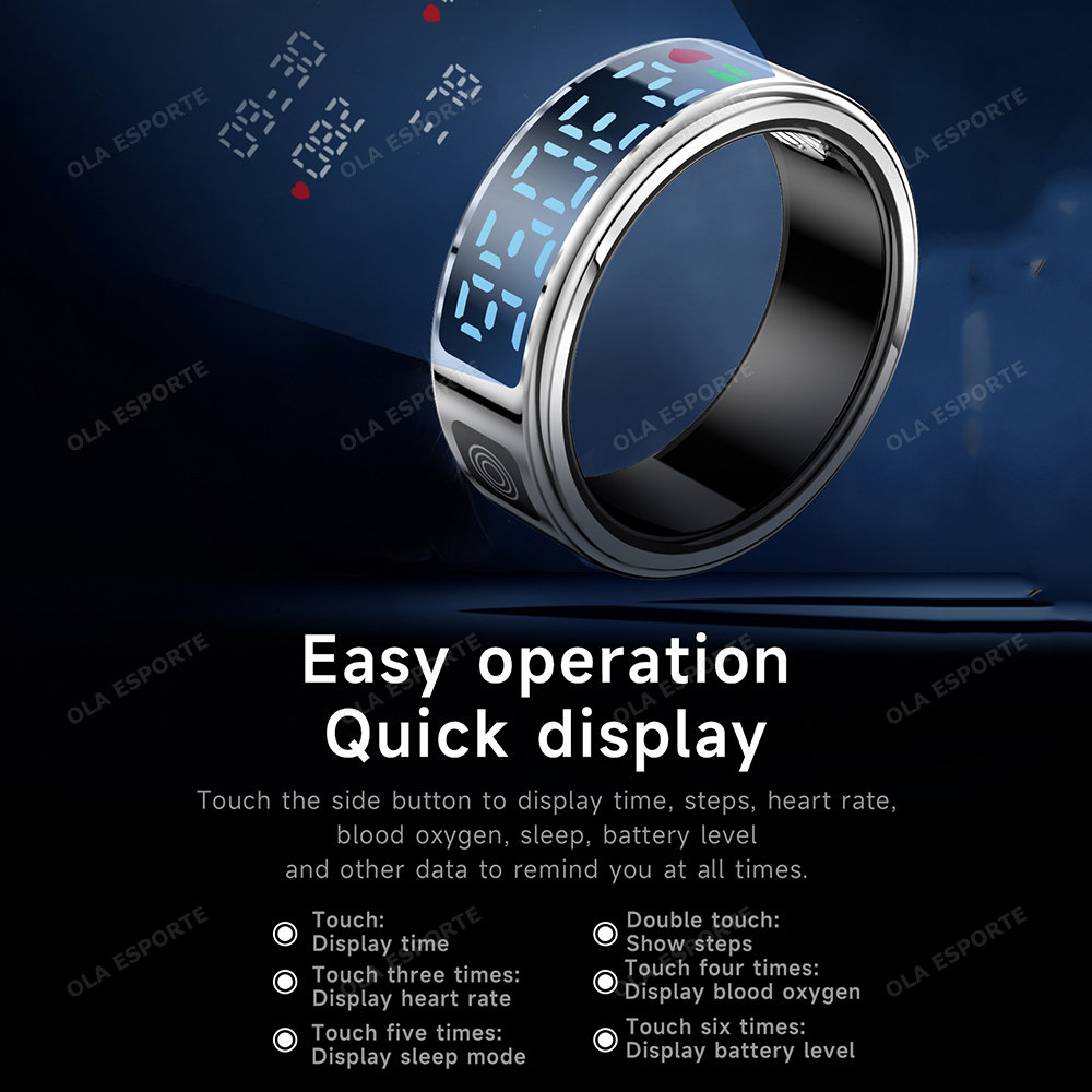 2026 Smart ring with charging  - Blood Oxygen Monitor ulasan dan harga