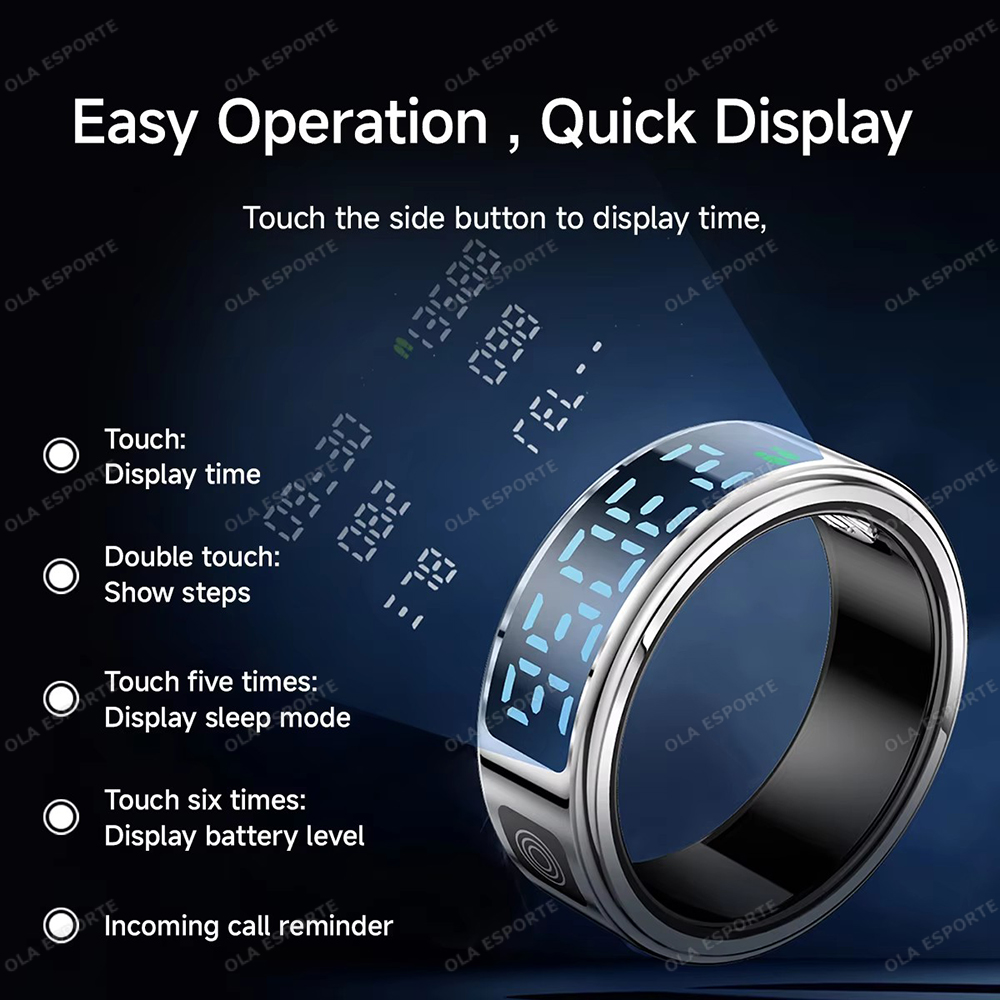 2026 Smart ring with charging  - Blood Oxygen Monitor ulasan dan harga