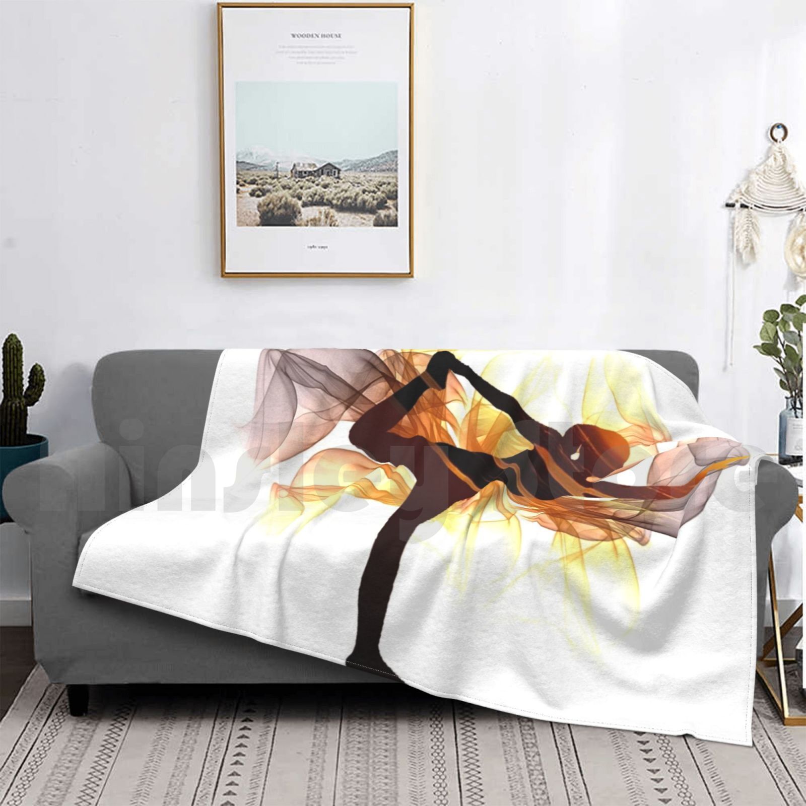 Yoga Poses Blanket For Sofa Be - Health Wellness Yoga ulasan dan harga