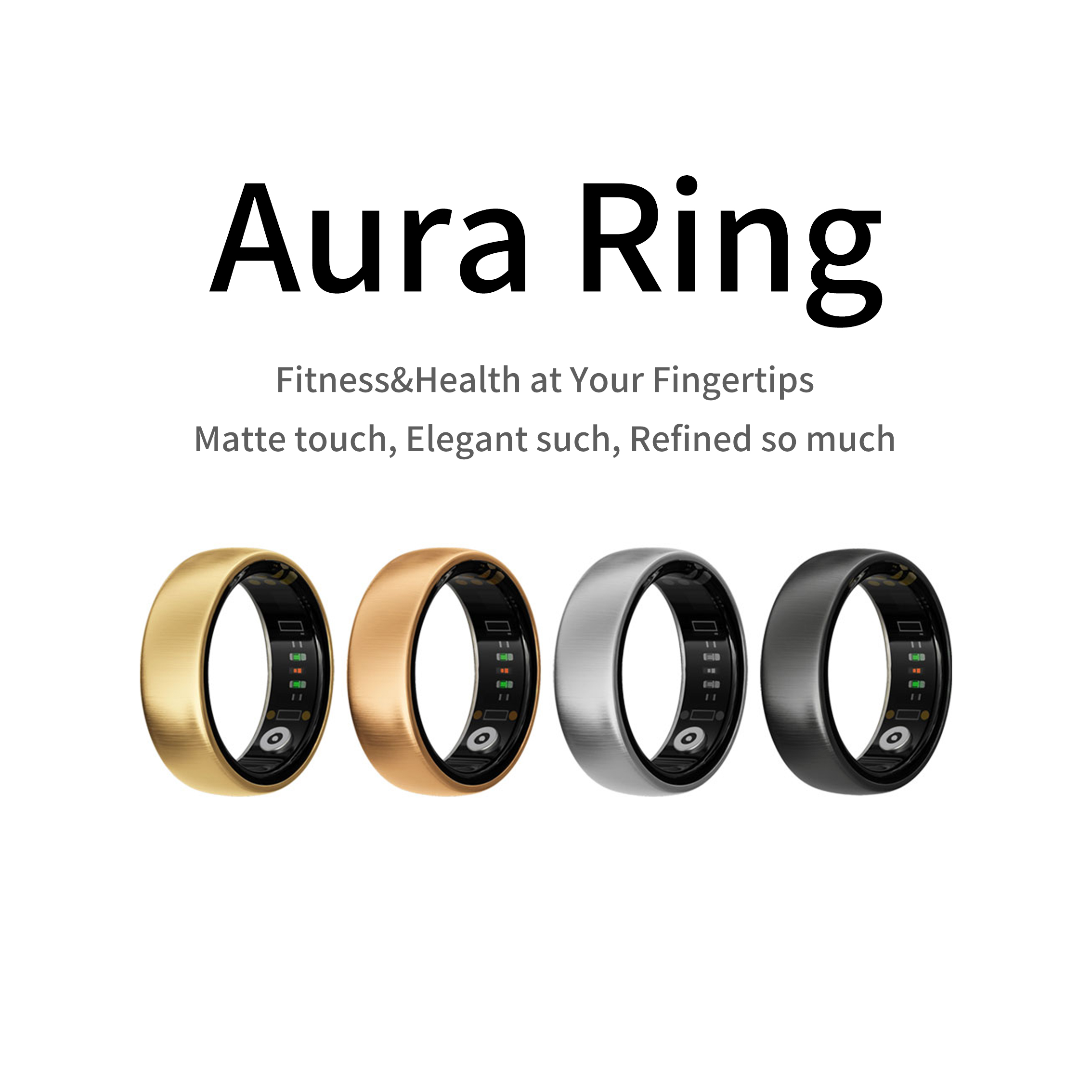 AURA Matt Smart Ring Fitness S - Blood Oxygen Monitor ulasan dan harga