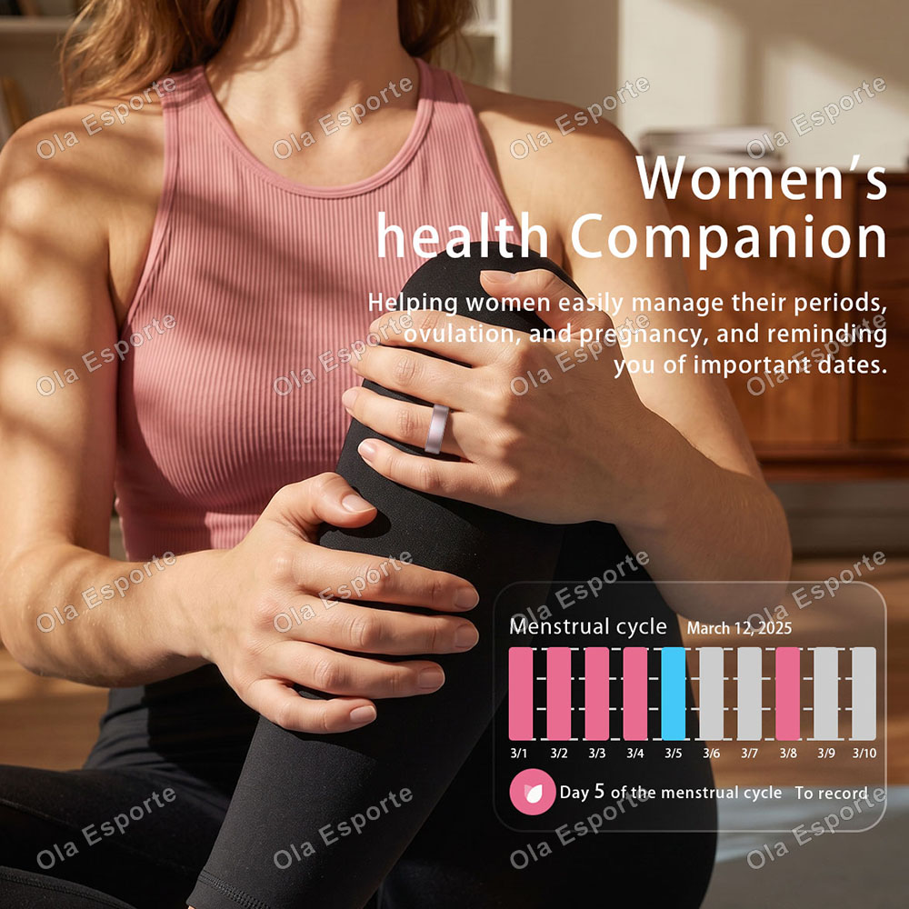 Smart Ring Men Women with Char - Blood Oxygen Monitor ulasan dan harga