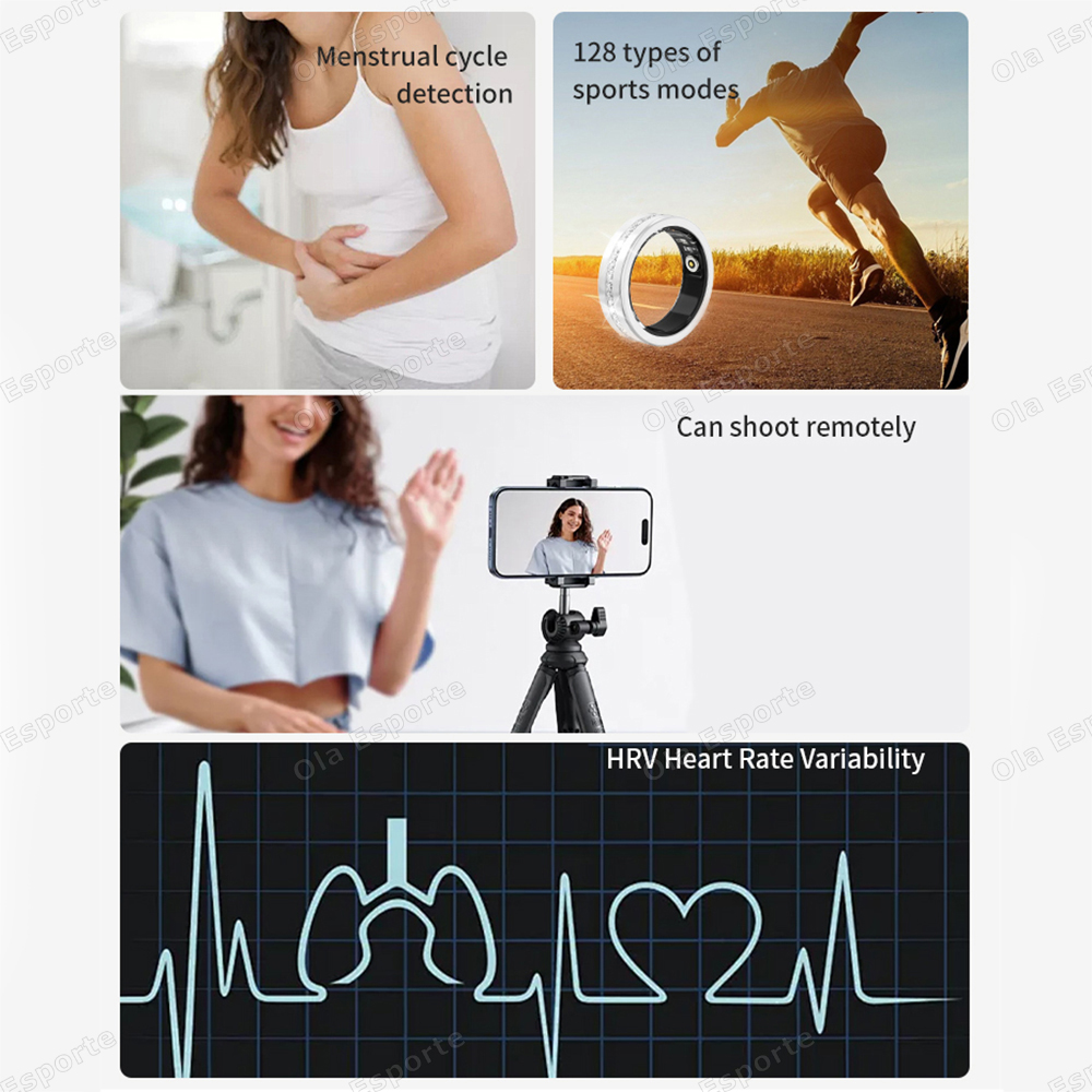 2026 New Smart Ring Lady Heart - Blood Oxygen Monitor ulasan dan harga