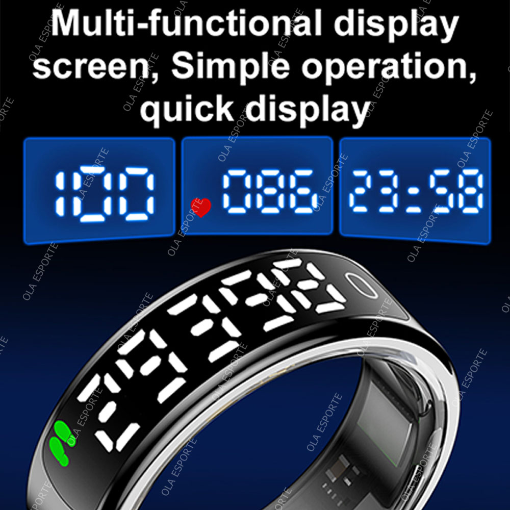 2026 New Smart Ring Display Sc - Blood Oxygen Monitor ulasan dan harga