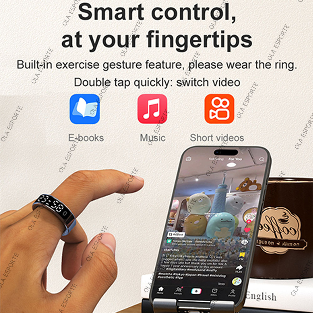 2026 New Smart Ring Display Sc - Blood Oxygen Monitor ulasan dan harga