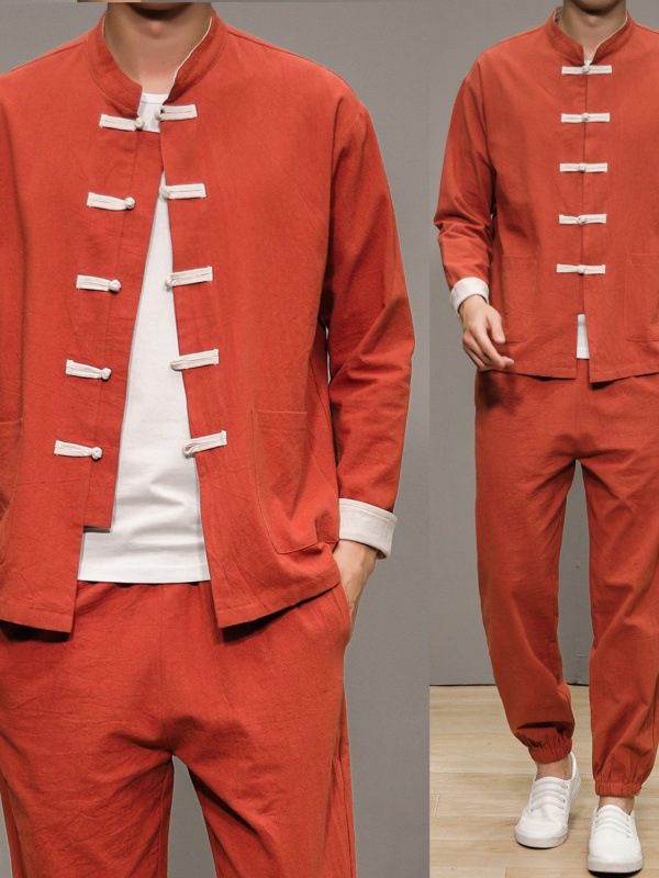 Chinese Style Cotton Linen Tan - Health & Wellness Alegria ulasan dan harga