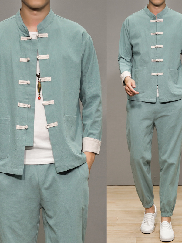 Chinese Style Cotton Linen Tan - Health & Wellness Alegria ulasan dan harga