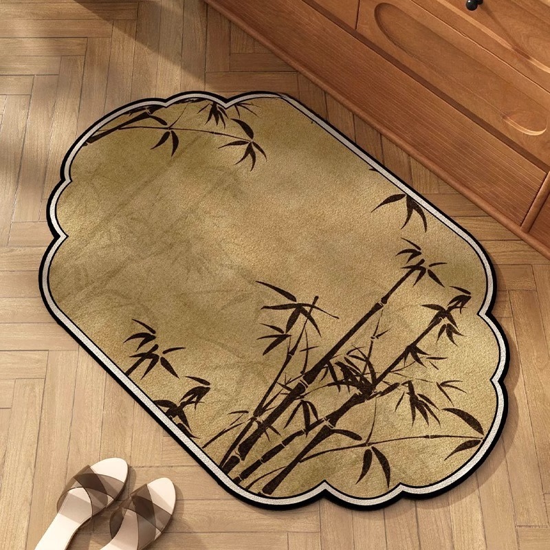 Bath Mats Bathroom Floor Mat G - Bamboo Bath Mat ulasan dan harga