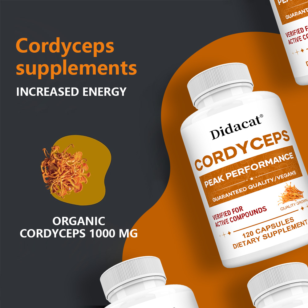 Cordyceps Mushroom Capsules 10 - Health Wellness & Nutrition Center Llc ulasan dan harga