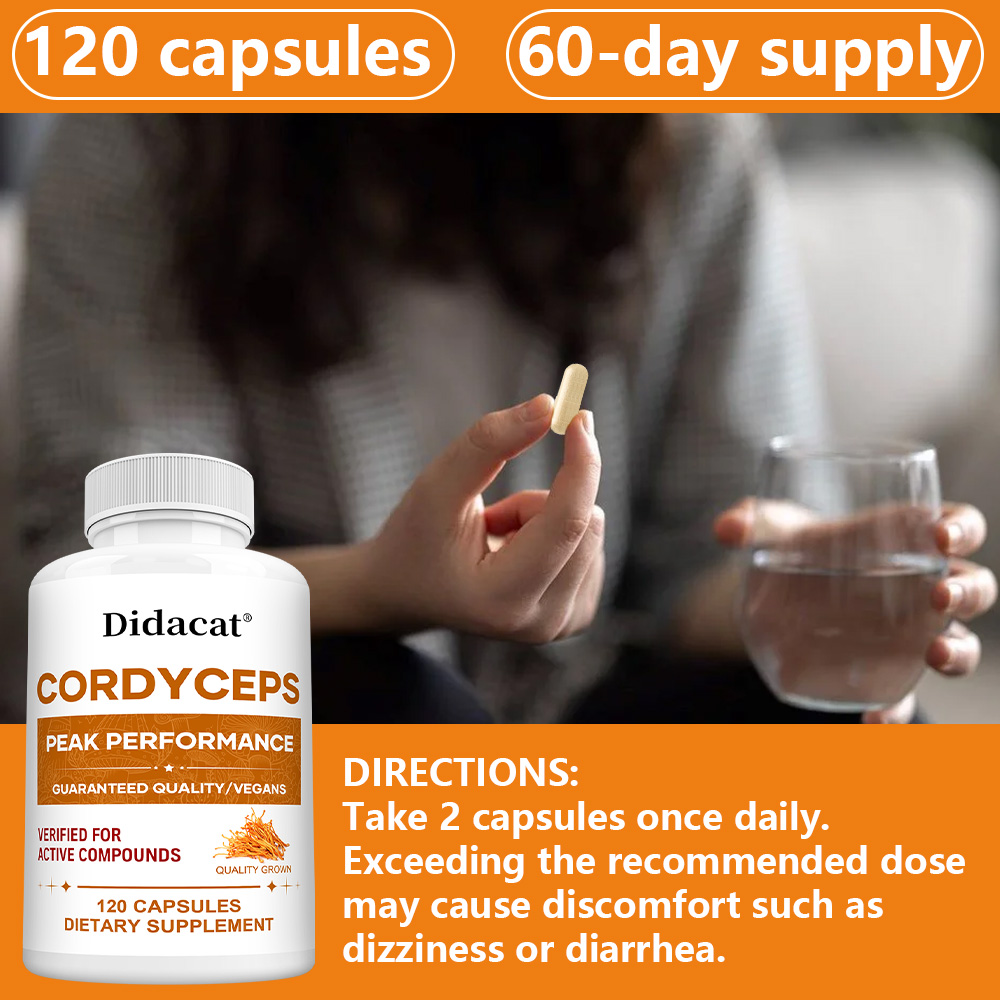Cordyceps Mushroom Capsules 10 - Health Wellness & Nutrition Center Llc ulasan dan harga