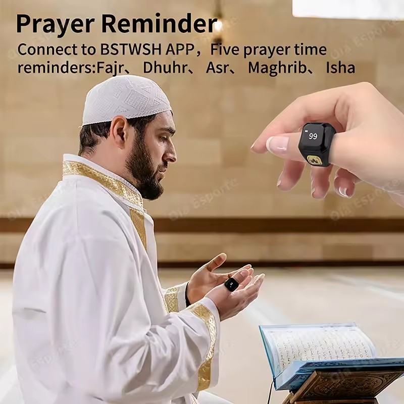 2026 Newest Qibla Zikr Muslim  - Blood Oxygen Monitor ulasan dan harga